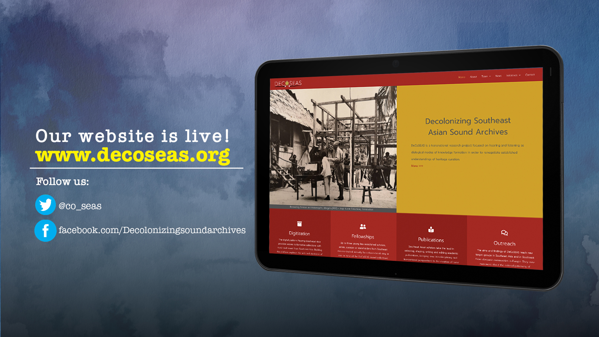 The DeCoSEAS website is now live!